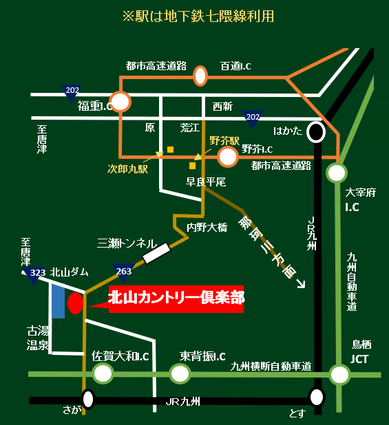 Hokuzan map